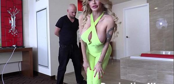  Joslyn James is ready for her BALLBUSTING session
